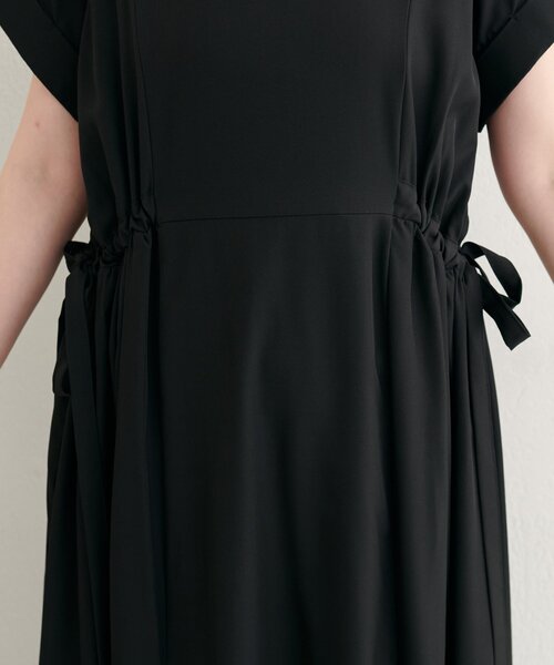 natural couture（ナチュラルクチュール）の「【WEB限定】サイドドロストワンピース（ワンピース・レディース・ブラック/オレンジ/ベージュ/ブルー・FREE）」の14枚目の写真