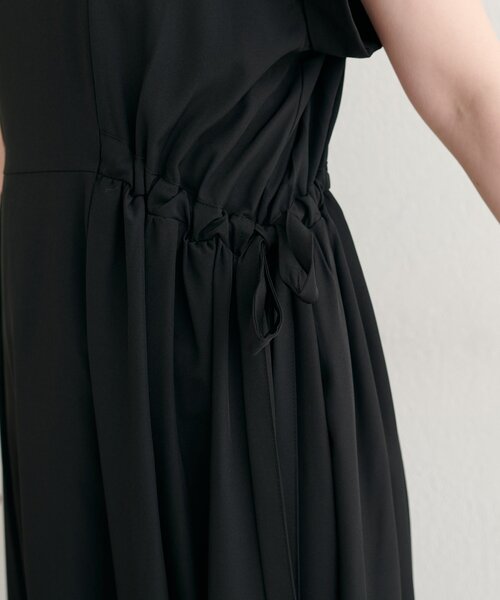natural couture（ナチュラルクチュール）の「【WEB限定】サイドドロストワンピース（ワンピース・レディース・ブラック/オレンジ/ベージュ/ブルー・FREE）」の15枚目の写真