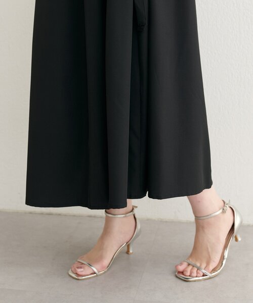 natural couture（ナチュラルクチュール）の「【WEB限定】サイドドロストワンピース（ワンピース・レディース・ブラック/オレンジ/ベージュ/ブルー・FREE）」の17枚目の写真