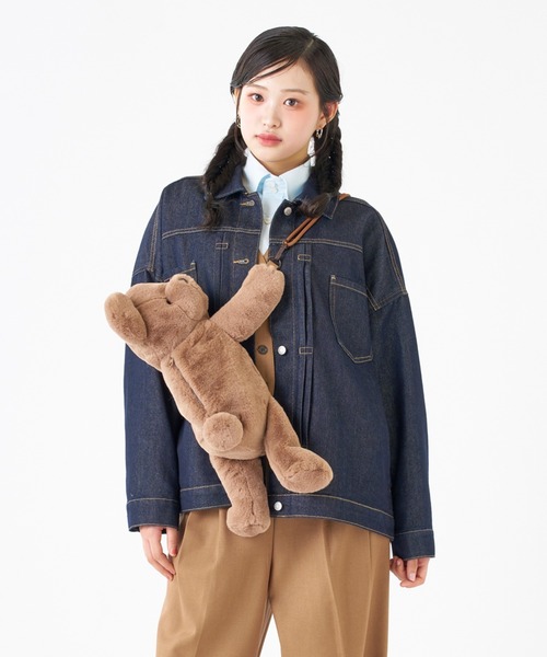 estaa(エスタ)の「ショルダーバッグ ぬいぐるみ ”テディベア”(ショルダーバッグ・レディース・ブラウン/ブラック・FREE)」の10枚目の写真