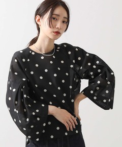 追加》crinkle crinkle crinkle 3D embroidery dot camisole CC-2509