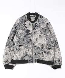 ANPAS(ApX)Monotone Gobelin Weaving Flower Pattern MA-1/mg[ SuD t[  MA-1 u] Y fB[X(MA-1)