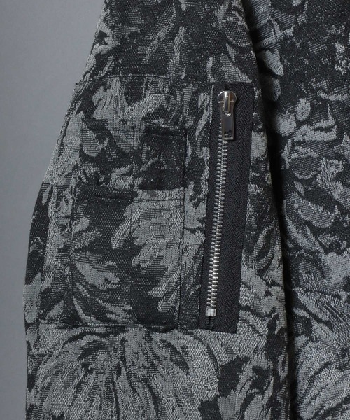 セール】Monotone Gobelin Weaving Flower Pattern MA-1