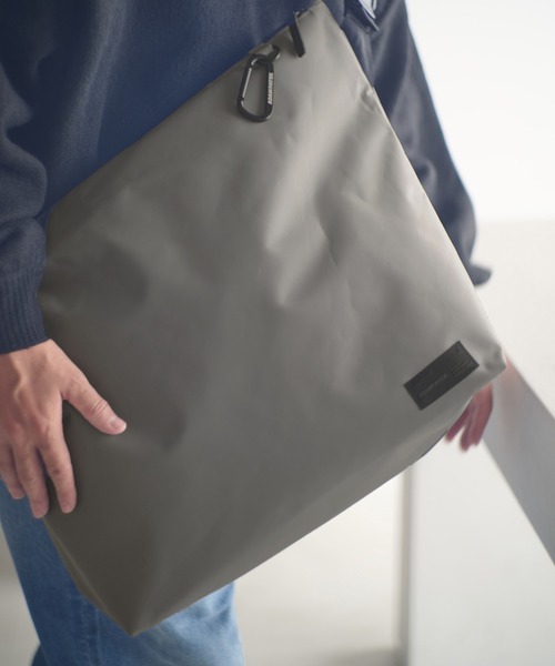 ADAM PATEK（アダムパテック）の「mko13115-water repellent  shoulder big bag 2nd ショルダービッグバッグ(AP2519045)（ショルダーバッグ・メンズ・ブラック/ネイビー/カーキ/グレイッシュベージュ・FREE）」の3枚目の写真