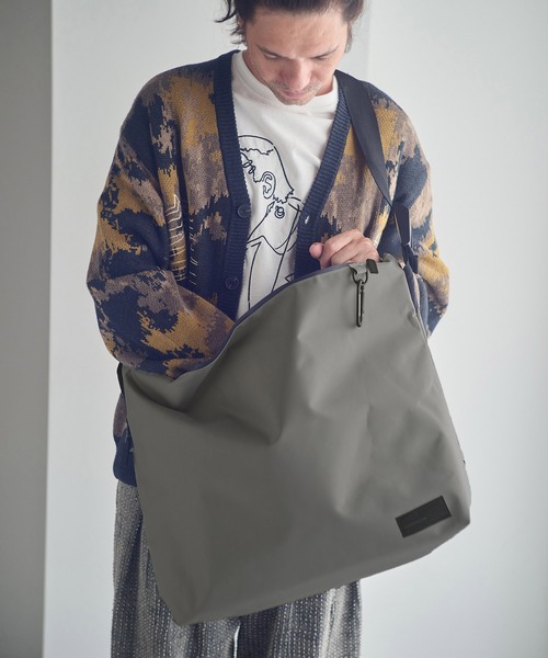 ADAM PATEK（アダムパテック）の「mko13115-water repellent  shoulder big bag 2nd ショルダービッグバッグ(AP2519045)（ショルダーバッグ・メンズ・ブラック/ネイビー/カーキ/グレイッシュベージュ・FREE）」の6枚目の写真