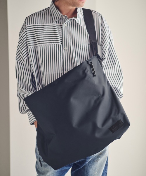 ADAM PATEK（アダムパテック）の「mko13115-water repellent  shoulder big bag 2nd ショルダービッグバッグ(AP2519045)（ショルダーバッグ・メンズ・ブラック/ネイビー/カーキ/グレイッシュベージュ・FREE）」の8枚目の写真