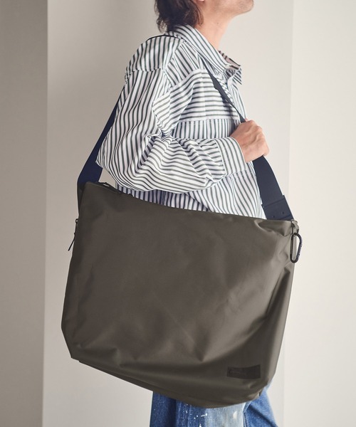 ADAM PATEK（アダムパテック）の「mko13115-water repellent  shoulder big bag 2nd ショルダービッグバッグ(AP2519045)（ショルダーバッグ・メンズ・ブラック/ネイビー/カーキ/グレイッシュベージュ・FREE）」の9枚目の写真