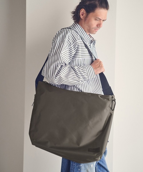 ADAM PATEK（アダムパテック）の「mko13115-water repellent  shoulder big bag 2nd ショルダービッグバッグ(AP2519045)（ショルダーバッグ・メンズ・ブラック/ネイビー/カーキ/グレイッシュベージュ・FREE）」の10枚目の写真