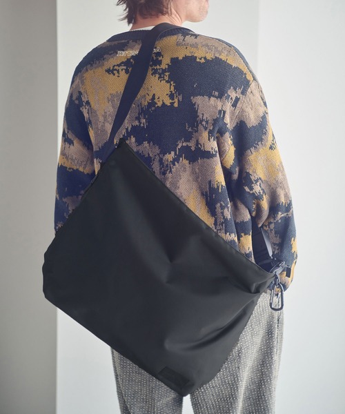 ADAM PATEK（アダムパテック）の「mko13115-water repellent  shoulder big bag 2nd ショルダービッグバッグ(AP2519045)（ショルダーバッグ・メンズ・ブラック/ネイビー/カーキ/グレイッシュベージュ・FREE）」の12枚目の写真