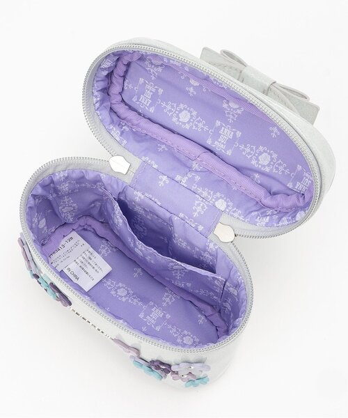 ANNA SUI mini(アナスイ・ミニ)の「花モチーフバニティショルダーバッグ(ショルダーバッグ・キッズ・シルバー・F)」の7枚目の写真