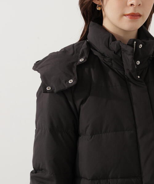 PROPORTION BODY DRESSING(プロポーションボディドレッシング)の「フード取り外しダウン / 1215252100(ダウンジャケット/コート・レディース・ブラック/ベージュ・MEDIUM/P/S/SMALL)」の14枚目の写真