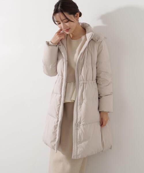 PROPORTION BODY DRESSING(プロポーションボディドレッシング)の「フード取り外しダウン / 1215252100(ダウンジャケット/コート・レディース・ブラック/ベージュ・MEDIUM/P/S/SMALL)」の21枚目の写真