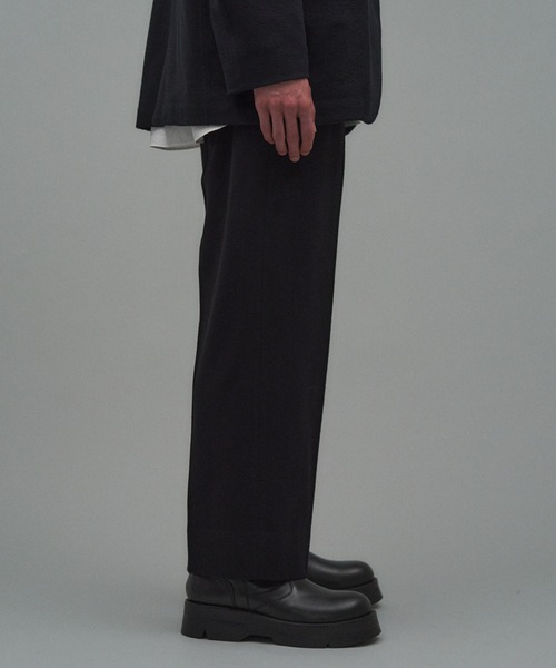 onegravity（ワングラビティ）の「onegravity / カシミヤ ワイドイージーパンツ（その他パンツ・メンズ・ブラック/チャコールグレー・MEDIUM/LARGE/X-LARGE）」の4枚目の写真