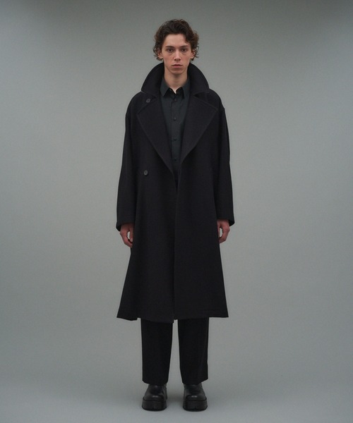onegravity（ワングラビティ）の「onegravity / カシミヤ ワイドイージーパンツ（その他パンツ・メンズ・ブラック/チャコールグレー・MEDIUM/LARGE/X-LARGE）」の6枚目の写真