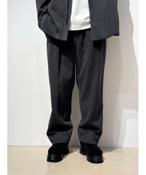 onegravity（ワングラビティ）の「onegravity / カシミヤ ワイドイージーパンツ（その他パンツ・メンズ・ブラック/チャコールグレー・MEDIUM/LARGE/X-LARGE）」の14枚目の写真