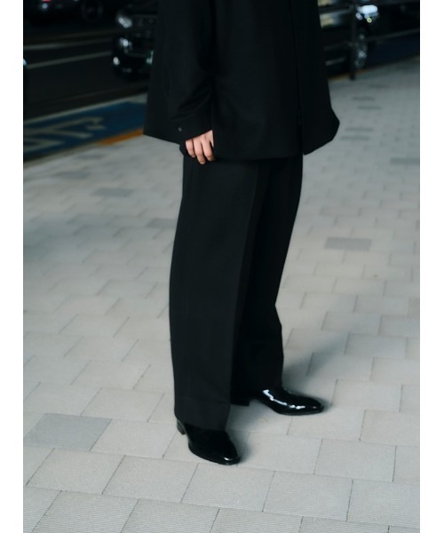 onegravity（ワングラビティ）の「onegravity / カシミヤ ワイドイージーパンツ（その他パンツ・メンズ・ブラック/チャコールグレー・MEDIUM/LARGE/X-LARGE）」の12枚目の写真