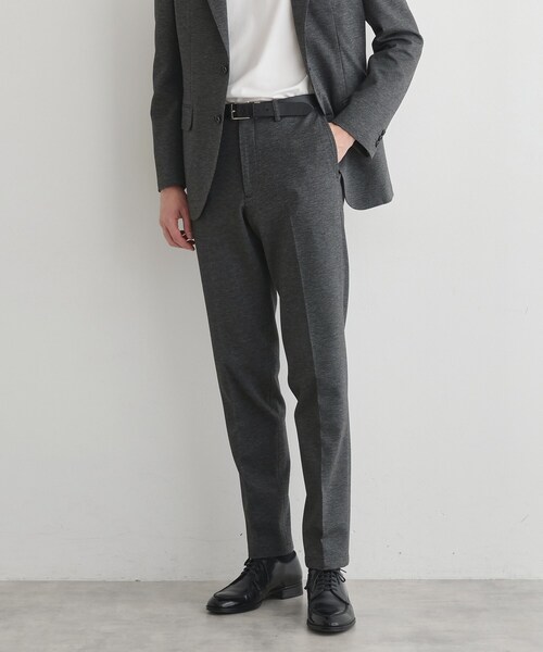 TAKEO KIKUCHI（タケオキクチ）の「【None Of Stress】アクティブジャージ 千鳥 パンツ（スラックス・メンズ・ブラウン系その他4/ブラック系3/ネイビー系3・02/03/04）」の17枚目の写真