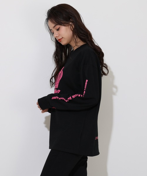 BABYDOLL(ベビードール)の「親子お揃い BIGネオン発泡プリントロンT 1056A(Tシャツ/カットソー・レディース・ホワイト/ブラック/ホワイト系その他・S/M/L/XL)」の10枚目の写真