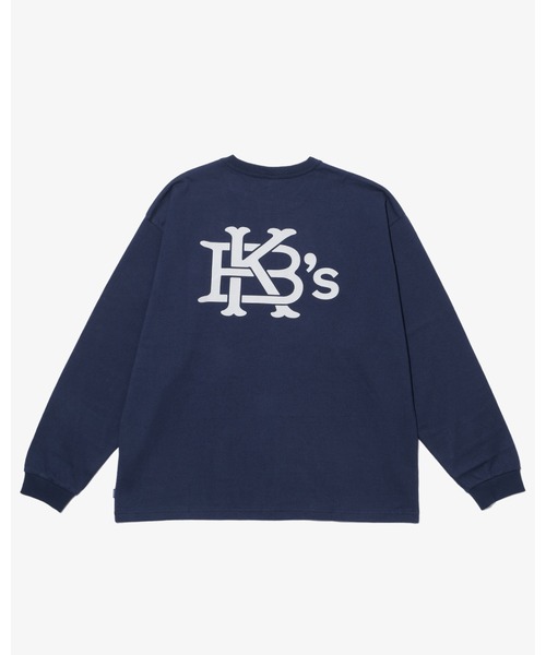 KEBOZ(ケボズ)の「EFG L/S TEE(Tシャツ/カットソー・メンズ・ホワイト/ブラック/ネイビー/オレンジ・S/M/L/XL/2XL)」の3枚目の写真