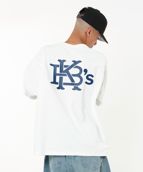 KEBOZ(ケボズ)の「EFG L/S TEE(Tシャツ/カットソー・メンズ・ホワイト/ブラック/ネイビー/オレンジ・S/M/L/XL/2XL)」の1枚目の写真