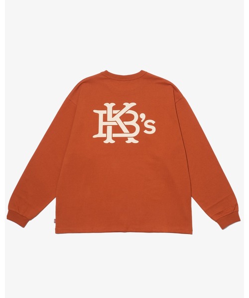 KEBOZ(ケボズ)の「EFG L/S TEE(Tシャツ/カットソー・メンズ・ホワイト/ブラック/ネイビー/オレンジ・S/M/L/XL/2XL)」の4枚目の写真