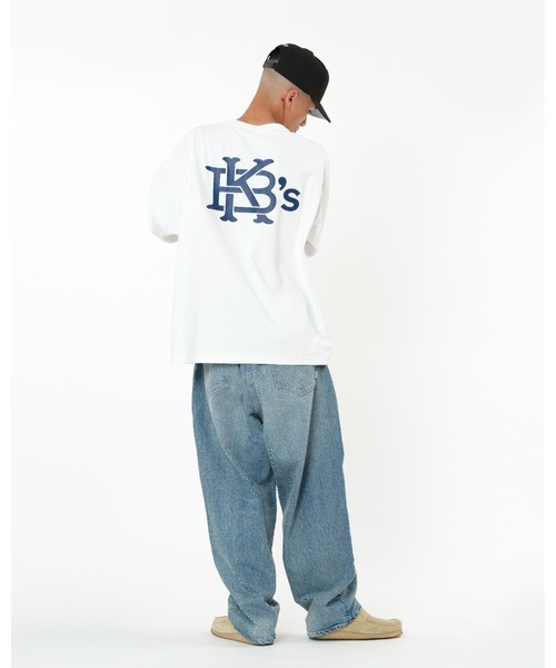 KEBOZ(ケボズ)の「EFG L/S TEE(Tシャツ/カットソー・メンズ・ホワイト/ブラック/ネイビー/オレンジ・S/M/L/XL/2XL)」の5枚目の写真