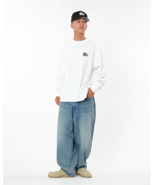 KEBOZ(ケボズ)の「EFG L/S TEE(Tシャツ/カットソー・メンズ・ホワイト/ブラック/ネイビー/オレンジ・S/M/L/XL/2XL)」の6枚目の写真