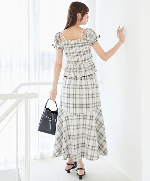 MAJESTIC LEGON（マジェスティックレゴン）の「マーメイドロングスカート（スカート・レディース・ブラック/ホワイト系その他2/ブラック系その他・SMALL/MEDIUM）」の7枚目の写真