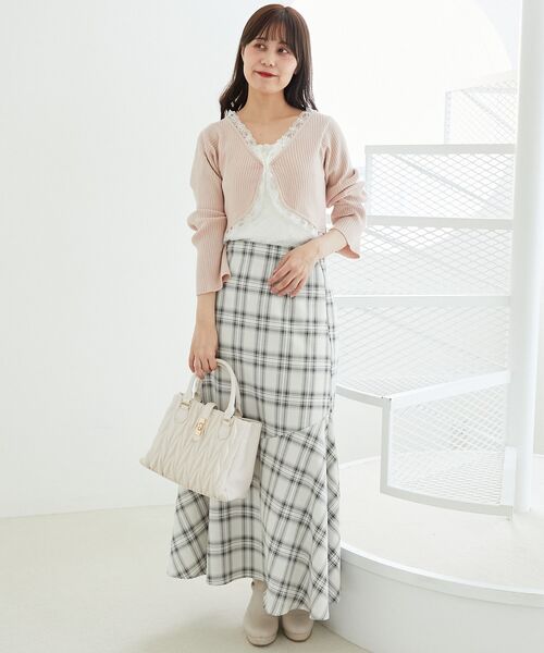 MAJESTIC LEGON（マジェスティックレゴン）の「マーメイドロングスカート（スカート・レディース・ブラック/ホワイト系その他2/ブラック系その他・SMALL/MEDIUM）」の12枚目の写真