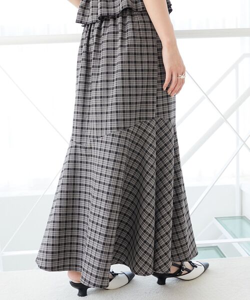 MAJESTIC LEGON（マジェスティックレゴン）の「マーメイドロングスカート（スカート・レディース・ブラック/ホワイト系その他2/ブラック系その他・SMALL/MEDIUM）」の20枚目の写真