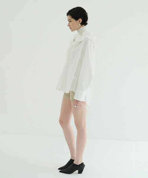 CLANE RUFFLE NECK BLOUSE クラネ セール】RUFFLE NECK BLOUSE（シャツ/ブラウス）｜CLANE（クラネ）の