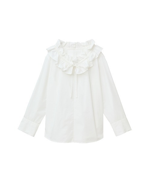 CLANE RUFFLE NECK BLOUSE クラネ RUFFLE NECK BLOUSE（シャツ/ブラウス）｜CLANE（クラネ）の