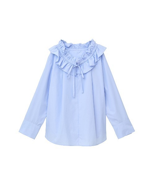 CLANE RUFFLE NECK BLOUSE クラネ RUFFLE NECK BLOUSE（シャツ/ブラウス）｜CLANE（クラネ）の