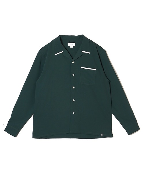CRIMIE(クライミー)の「BICOLOR OPEN SHIRT(シャツ/ブラウス・メンズ・ブラック/グリーン/ネイビー・M/L/XL/XXL)」の3枚目の写真