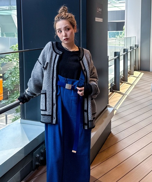 ニコアンド be with M ニット　ブルゾン　カーディガン 楽天市場】【SALE／70%OFF】(M)MIXヤーンスカシニットCD niko and