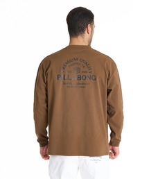 BILLABONG メンズ WARM SOFTTY LS 長袖サーフTシャツ 【2025年秋冬モデル】/ビラボン水陸両用UVケアバックプリント長袖サーフTシャツ(水着)