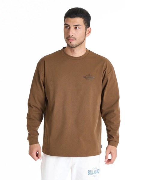 BILLABONG(ビラボン)の「BILLABONG メンズ WARM SOFTTY LS 長袖サーフTシャツ 【2025年秋冬モデル】/ビラボン水陸両用UVケアバックプリント長袖サーフTシャツ(水着)(Tシャツ/カットソー・メンズ・ブラック系その他/ブラウン系その他/クリーム・MEDIUM/X-LARGE/LARGE)」の6枚目の写真