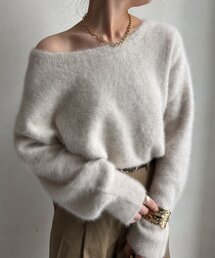 DouDou | ファーカシミヤプルオーバー(ニット/セーター)