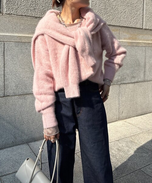 ファーカシミヤプルオーバー（ニット/セーター）｜DouDou（ドゥドゥ