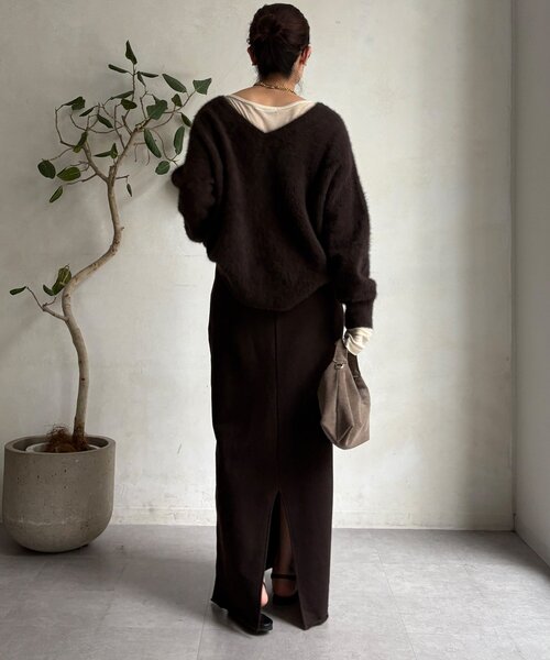 ファーカシミヤプルオーバー（ニット/セーター）｜DouDou（ドゥドゥ