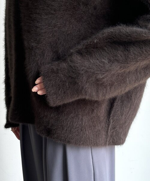 ファーカシミヤプルオーバー（ニット/セーター）｜DouDou