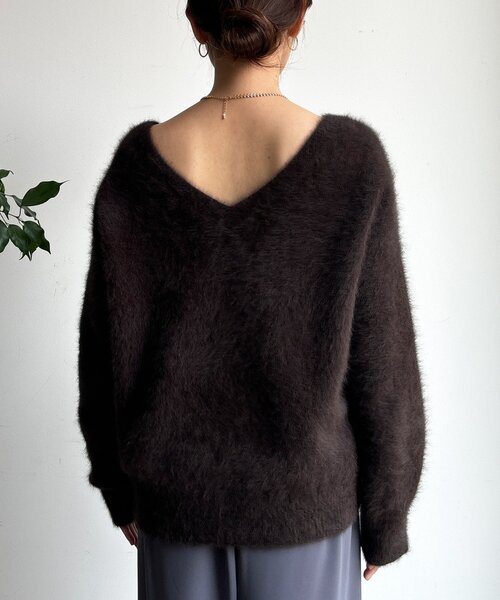 セール】ファーカシミヤプルオーバー（ニット/セーター）｜DouDou