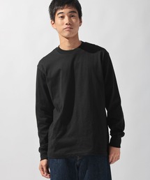 HANES（ヘインズ）の「【Hanes(ヘインズ)】KURO クルーネックロングスリーブTシャツ（Tシャツ/カットソー・メンズ）」