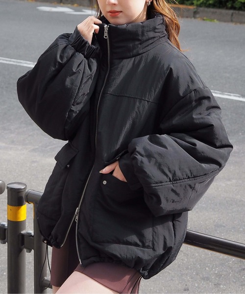 セール】ムジ×チェックリバーシブルBIGブルゾン（ブルゾン）｜tiptop