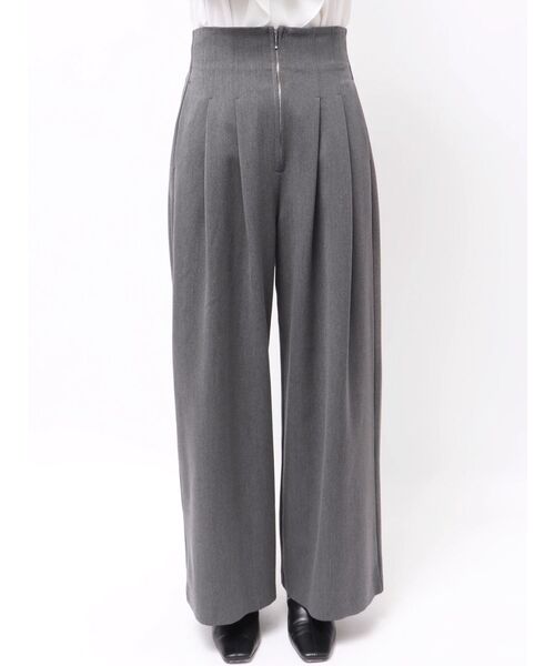LAGUNAMOON（ラグナムーン）の「【REVIVAL】2タックワイドパンツ（その他パンツ・レディース・モカ/チャコールグレー・SMALL/MEDIUM）」の13枚目の写真