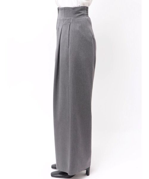 LAGUNAMOON（ラグナムーン）の「【REVIVAL】2タックワイドパンツ（その他パンツ・レディース・モカ/チャコールグレー・SMALL/MEDIUM）」の14枚目の写真