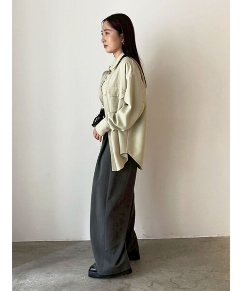 LAGUNAMOON（ラグナムーン）の「【REVIVAL】2タックワイドパンツ（その他パンツ・レディース・モカ/チャコールグレー・SMALL/MEDIUM）」の16枚目の写真