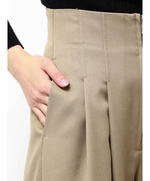 LAGUNAMOON（ラグナムーン）の「【REVIVAL】2タックワイドパンツ（その他パンツ・レディース・モカ/チャコールグレー・SMALL/MEDIUM）」の10枚目の写真