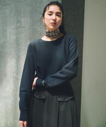 【S-XLサイズ/選べる7色】どこから見ても美しい ガーターニット/毛玉になりにくい/洗濯機OK