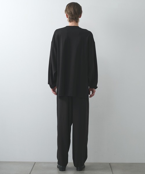 UJOH（ウジョー）の「【UJOH HOMME/ウジョー】Wide 2 Tuck PNT（スラックス・メンズ・ブラック/ブラウン・4/5）」の14枚目の写真